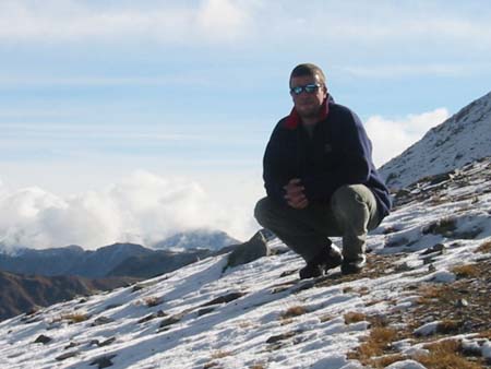 Summit path of Jakobshorn.