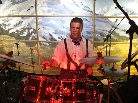 Profidrummer auf USA Tournee.